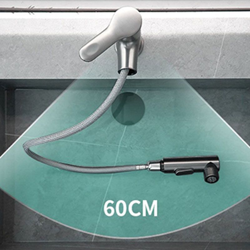 Modern Vessel Faucet Brass Single Handle Low Arc Vessel Faucet for Home Clearhalo 'bathroom_sink_faucets' 'Conjunta de Baño y Conjunta de Grifo' 'Coronamiento de Baño y Dispositivo de Baño' 'Grifo del lavabo del baño' 'Hogar' 'home_improvement' 'home_improvement_bathroom_sink_faucets' 'Mejoras para el hogar' 1200x1200_030ad904-2c09-4987-98bf-05df2f5d76b7