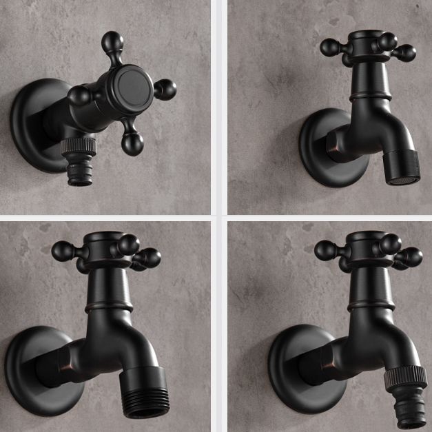 Widespread Bathroom Sink Faucet Wall Mounted Cross Handle Faucet Clearhalo 'Bathroom Remodel & Bathroom Fixtures' 'Bathroom Sink Faucets' 'Bathroom Sinks & Faucet Components' 'bathroom_sink_faucets' 'Home Improvement' 'home_improvement' 'home_improvement_bathroom_sink_faucets' 1200x1200_034e07b8-2c20-42e8-adb2-0a58c8ebc4ea