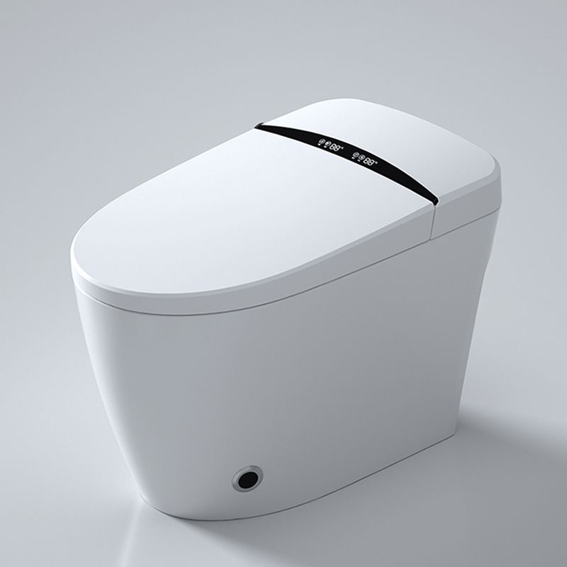 Elongated Ceramic Smart Toilet Seat Bidet in Tankless with Heated Seat Clearhalo 'Bathroom Remodel & Bathroom Fixtures' 'Bidets' 'Home Improvement' 'home_improvement' 'home_improvement_bidets' 'Toilets & Bidets' 1200x1200_036a4c99-8390-44e8-b141-78ac11b6fe46