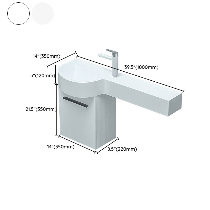 Contemporary Bathroom Sink with Pop-Up Drain Porcelain Wall Mount Bathroom Sink Only Clearhalo 'Bathroom Remodel & Bathroom Fixtures' 'Bathroom Sinks & Faucet Components' 'Bathroom Sinks' 'bathroom_sink' 'Home Improvement' 'home_improvement' 'home_improvement_bathroom_sink' 1200x1200_03b72847-c2e7-4450-940c-b3f583b31d6c