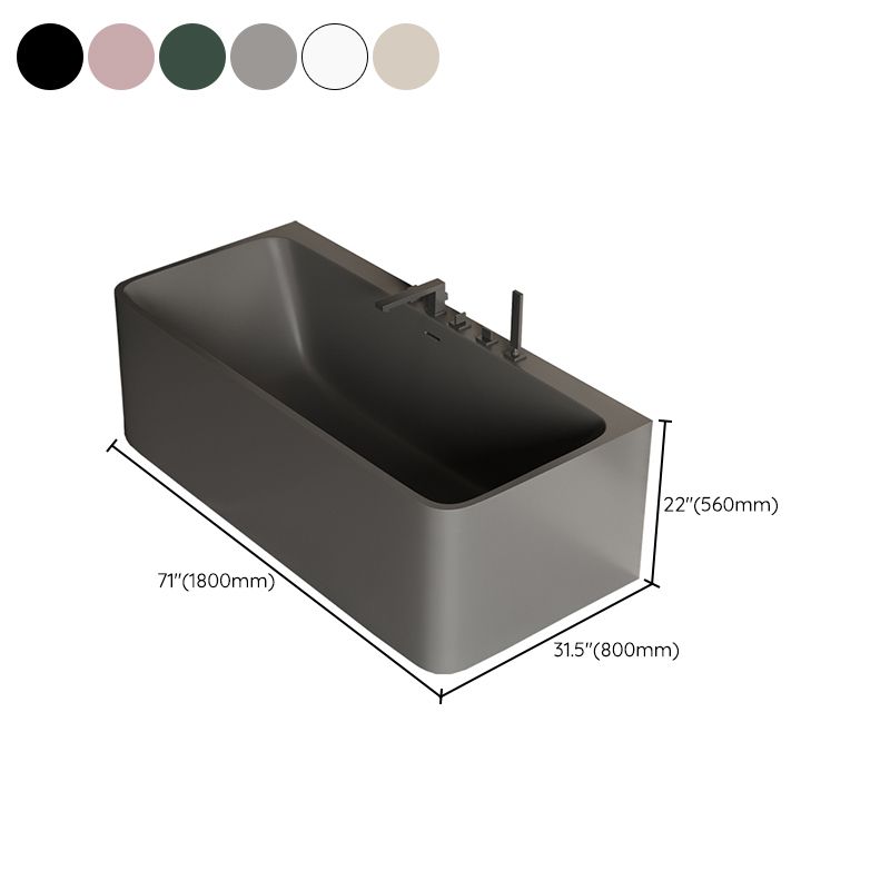 Antique Finish Rectangular Soaking Bathtub Back to Wall Modern Bath Tub Clearhalo 'Bathroom Remodel & Bathroom Fixtures' 'Bathtubs' 'Home Improvement' 'home_improvement' 'home_improvement_bathtubs' 'Showers & Bathtubs' 1200x1200_03e13964-c7aa-45a4-a1e4-2306b4227e14