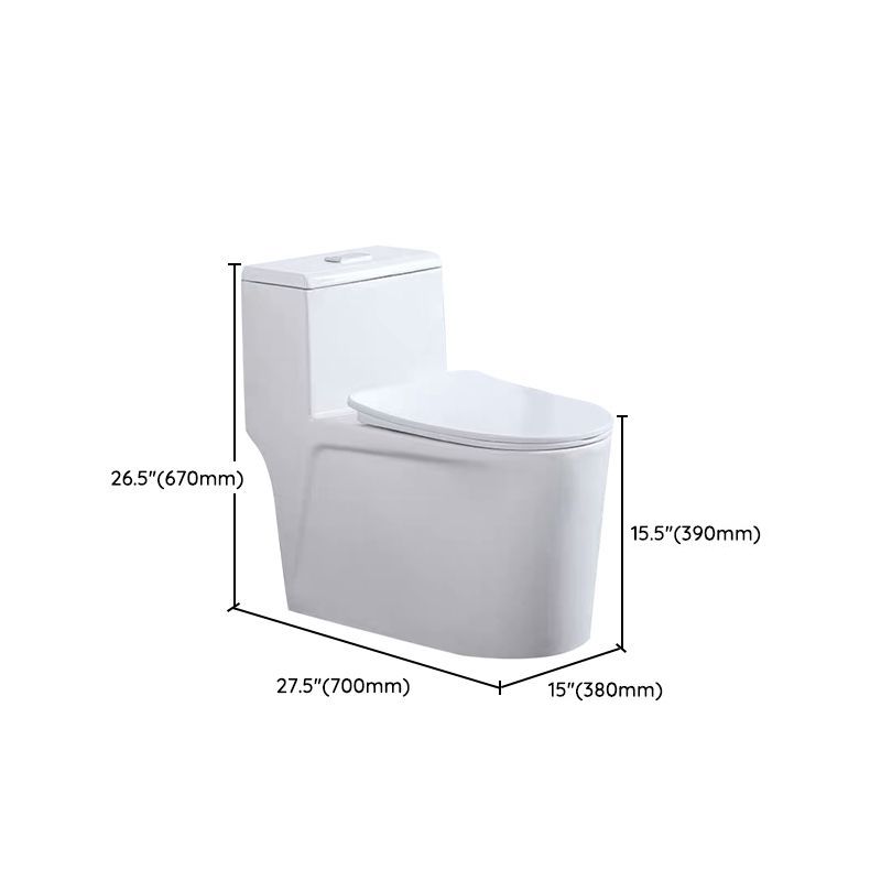 One-Piece Toilet Flush Toilet Floor Mounted UF Siphon Jet Toilet Bowl Clearhalo 'Bathroom Remodel & Bathroom Fixtures' 'Home Improvement' 'home_improvement' 'home_improvement_toilets' 'Toilets & Bidets' 'Toilets' 1200x1200_0418ab0a-99bc-4279-a630-e4736453a76a