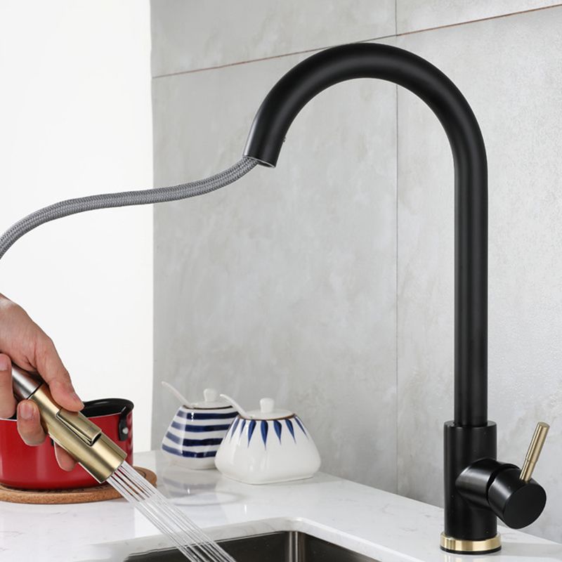 Modern Bathroom Vessel Faucet Brass Lever Handles Swivel Spout High-Arc Sink Faucet Clearhalo 'bathroom_sink_faucets' 'Conjunta de Baño y Conjunta de Grifo' 'Coronamiento de Baño y Dispositivo de Baño' 'Grifo del lavabo del baño' 'Hogar' 'home_improvement' 'home_improvement_bathroom_sink_faucets' 'Mejoras para el hogar' 1200x1200_042d9982-6b6d-4468-9aa5-8fdb28ba4c88