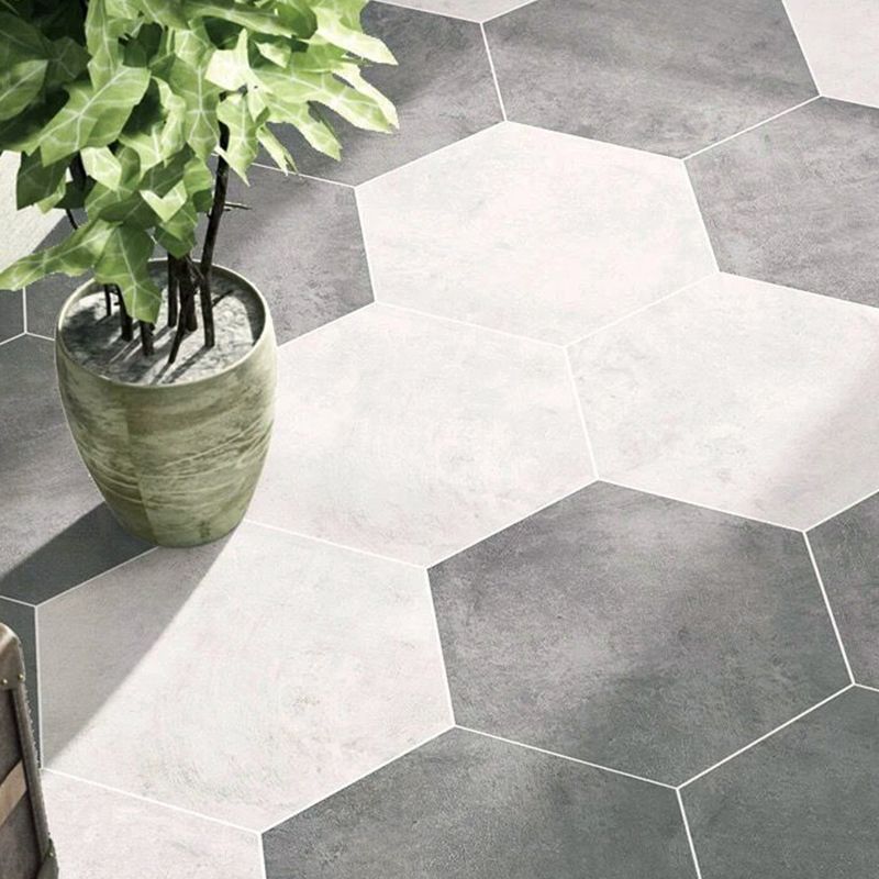 Modern Style Indoor Tile Hexagon Living Room Floor and Wall Tile Clearhalo 'Floor Tiles & Wall Tiles' 'floor_tiles_wall_tiles' 'Flooring 'Home Improvement' 'home_improvement' 'home_improvement_floor_tiles_wall_tiles' Walls and Ceiling' 1200x1200_05054a92-7702-4f9f-9a43-d58877d42340