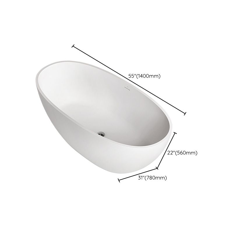 Antique Finish Oval Soaking Bath Stand Alone Modern Bath Tub Clearhalo 'Bathroom Remodel & Bathroom Fixtures' 'Bathtubs' 'Home Improvement' 'home_improvement' 'home_improvement_bathtubs' 'Showers & Bathtubs' 1200x1200_0512131a-3d0a-4922-aaa4-992f2b3d3e57