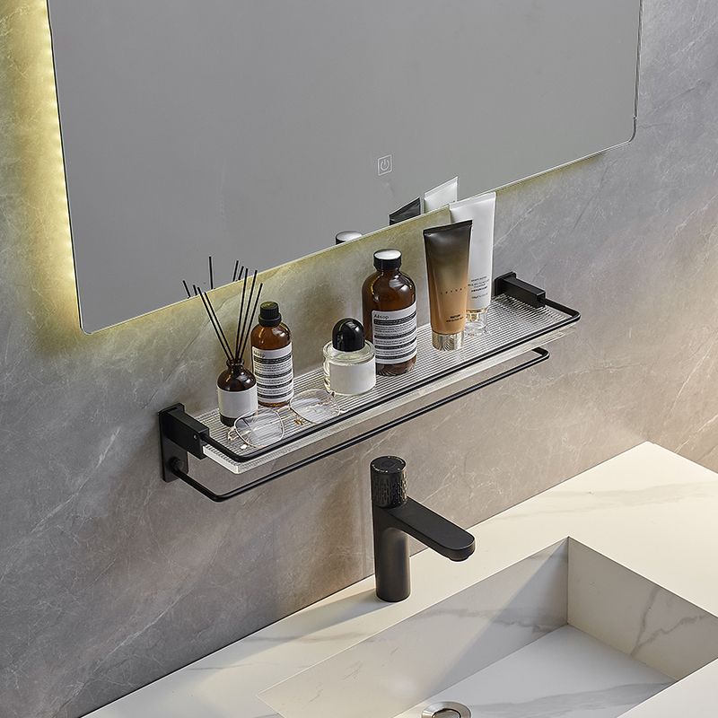 Modern Bathroom Accessory Kit Bath Shelf/Towel Bar & Robe Hooks Included Clearhalo 'Bathroom Hardware Sets' 'Bathroom Hardware' 'Bathroom Remodel & Bathroom Fixtures' 'bathroom_hardware_sets' 'Home Improvement' 'home_improvement' 'home_improvement_bathroom_hardware_sets' 1200x1200_05593db9-f2e4-41b2-9133-3a7ec1e98c1b