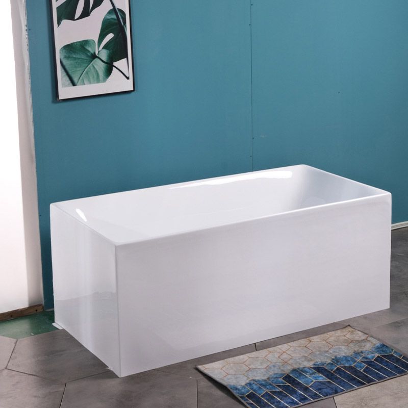 Soaking Freestanding Bath Tub Modern Style Acrylic Bathroom Bathtub Clearhalo 'Bathroom Remodel & Bathroom Fixtures' 'Bathtubs' 'Home Improvement' 'home_improvement' 'home_improvement_bathtubs' 'Showers & Bathtubs' 1200x1200_075e6c0f-ffcc-4d7b-8408-fd30b6e97d97