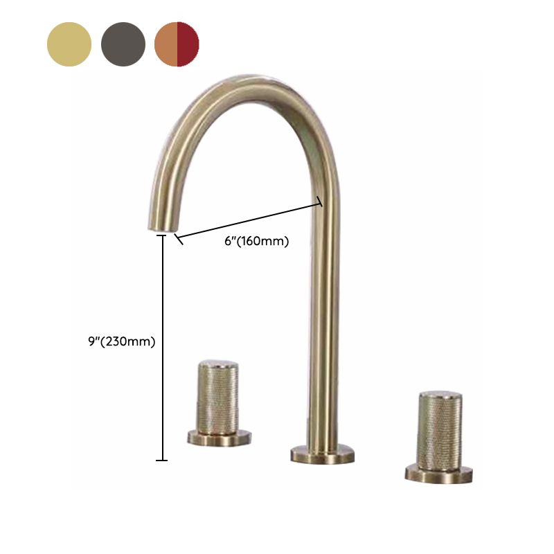 Luxury 8.97" H Vanity Sink Faucet Circular Lever Handle Basin Faucet Clearhalo 'bathroom_sink_faucets' 'Conjunta de Baño y Conjunta de Grifo' 'Coronamiento de Baño y Dispositivo de Baño' 'Grifo del lavabo del baño' 'Hogar' 'home_improvement' 'home_improvement_bathroom_sink_faucets' 'Mejoras para el hogar' 1200x1200_0760eec7-dcbf-4815-b746-e5d1ce88aa6c