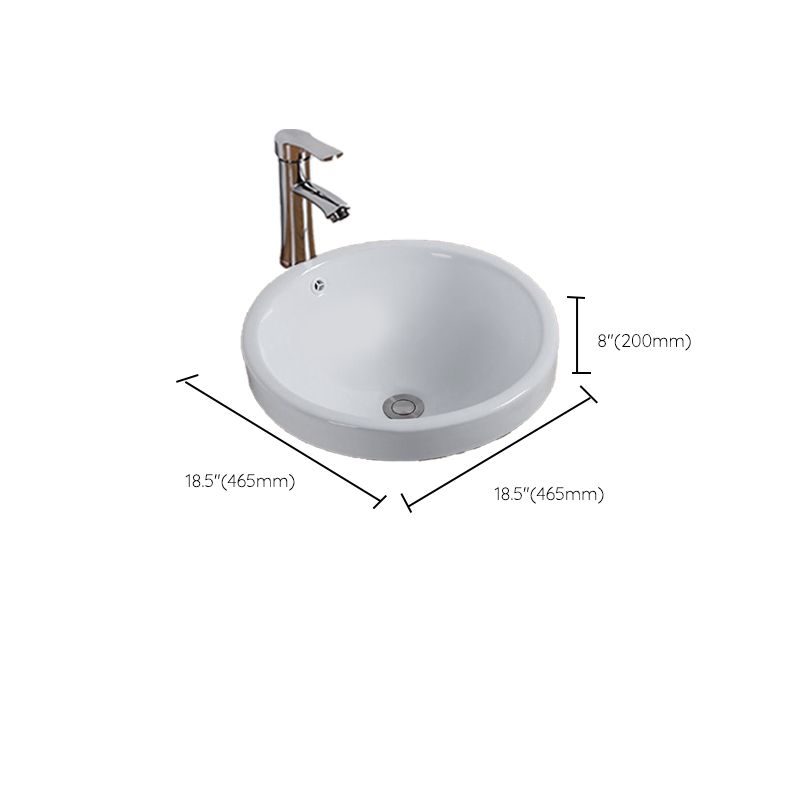 Modern Style Bathroom Sink Oval Porcelain Undermount Bathroom Sink Clearhalo 'Bathroom Remodel & Bathroom Fixtures' 'Bathroom Sinks & Faucet Components' 'Bathroom Sinks' 'bathroom_sink' 'Home Improvement' 'home_improvement' 'home_improvement_bathroom_sink' 1200x1200_08530316-975d-4dc0-8c30-a04b8a685b43