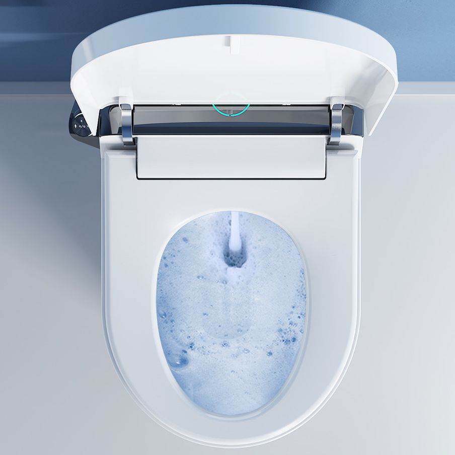 Modern Heated Seat Toilet Bowl Floor Mount ABS Toilet with Toilet Seat Clearhalo 'Bathroom Remodel & Bathroom Fixtures' 'Home Improvement' 'home_improvement' 'home_improvement_toilets' 'Toilets & Bidets' 'Toilets' 1200x1200_087bab85-bae2-4718-acbe-ce79928dec48