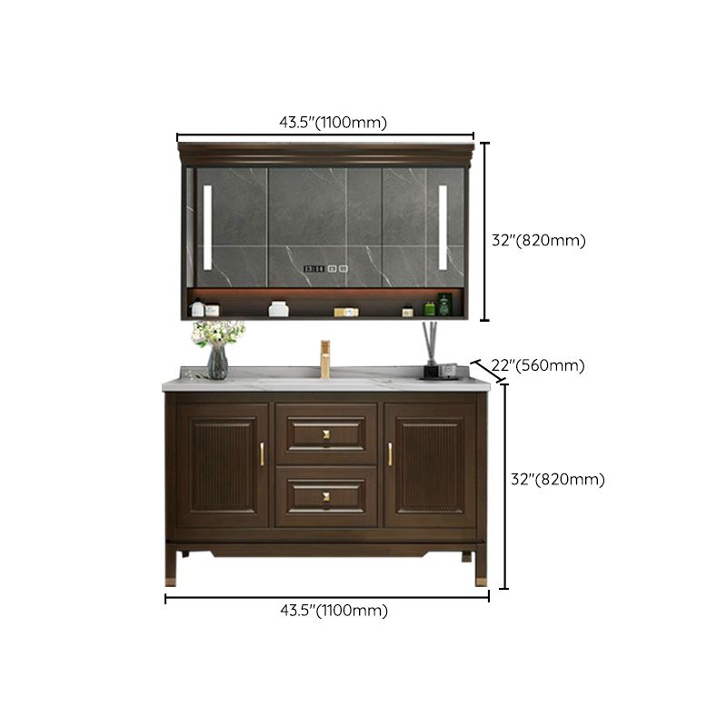 Traditional Bathroom Sink Vanity Solid Wood Mirror Included Bathroom Vanity Cabinet Clearhalo 'Bathroom Remodel & Bathroom Fixtures' 'Bathroom Vanities' 'bathroom_vanities' 'Home Improvement' 'home_improvement' 'home_improvement_bathroom_vanities' 1200x1200_0894695a-7454-4c43-a194-88f9c4cbb660