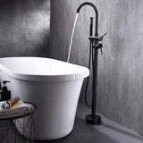 Traditional Floor Mounted Metal Freestanding Tub Filler Single Handle Freestanding Faucet Clearhalo 'Bathroom Remodel & Bathroom Fixtures' 'Bathtub Faucets' 'bathtub_faucets' 'Home Improvement' 'home_improvement' 'home_improvement_bathtub_faucets' 1200x1200_08a7d210-590c-40ff-96ab-9ba6304df2dd