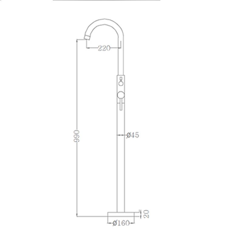 Brass Freestanding Tub Filler Floor Mounted Tub Filler with Handles Clearhalo 'Bathroom Remodel & Bathroom Fixtures' 'Bathtub Faucets' 'bathtub_faucets' 'Home Improvement' 'home_improvement' 'home_improvement_bathtub_faucets' 1200x1200_08e97bbd-5e91-45b3-9603-db1e9e6dc88f