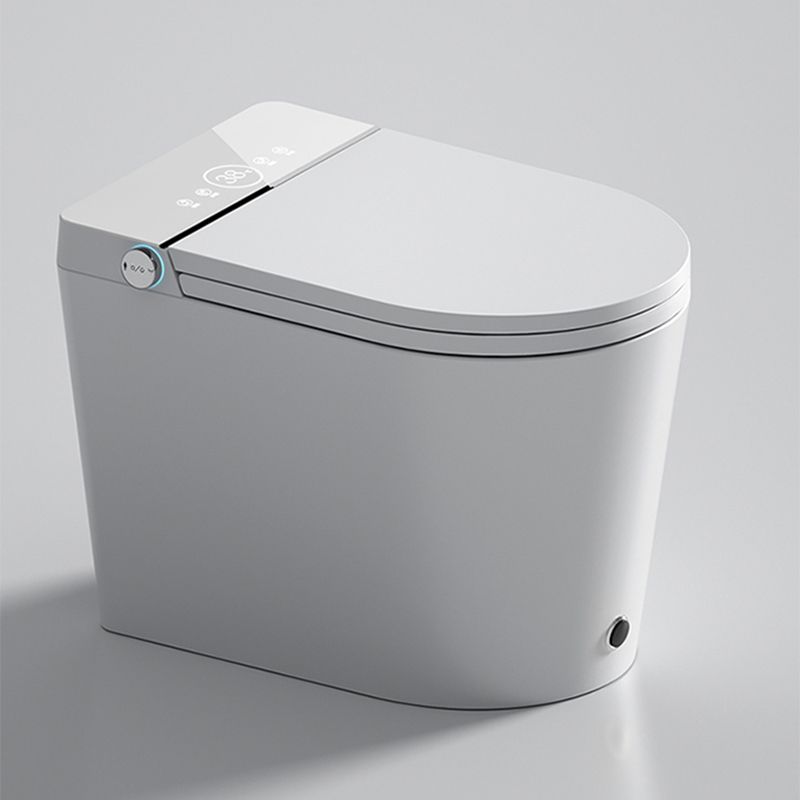 Smart Toilet Elongated Contemporary with Heated Seat Ceramic Foot Sensor Clearhalo 'Bathroom Remodel & Bathroom Fixtures' 'Bidets' 'Home Improvement' 'home_improvement' 'home_improvement_bidets' 'Toilets & Bidets' 1200x1200_095ae8bf-265f-4868-ad48-29dc596b5303