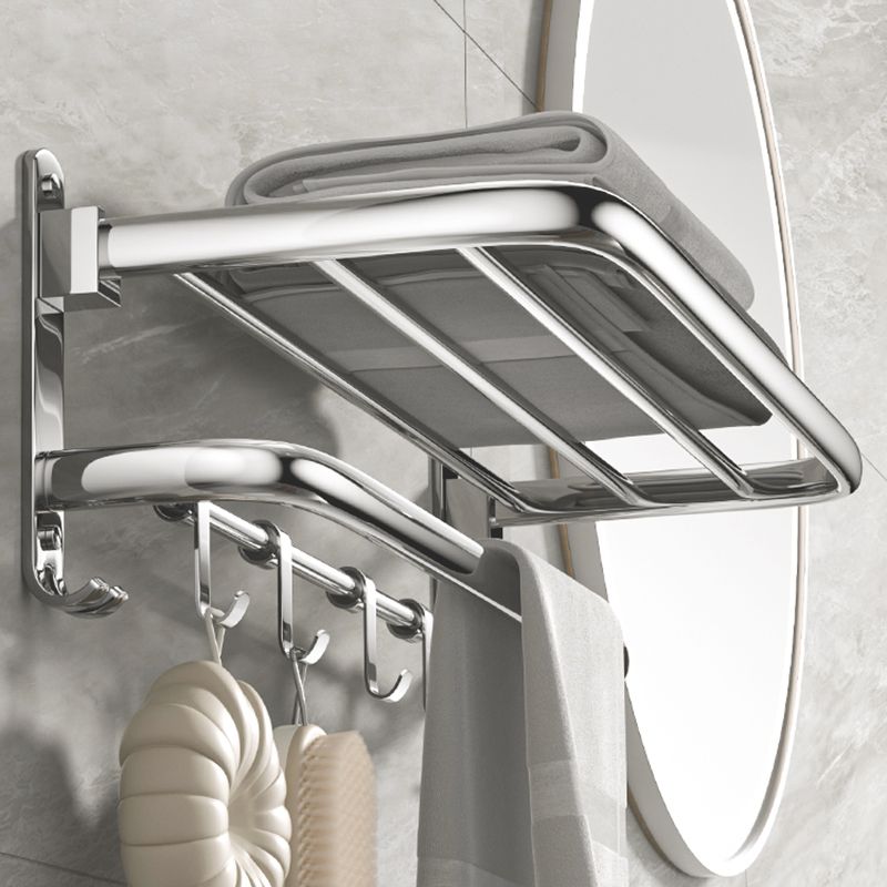 Modern Bathroom Accessory Set Bath Shelf Towel Bar Bathroom Hardware Clearhalo 'Bathroom Hardware Sets' 'Bathroom Hardware' 'Bathroom Remodel & Bathroom Fixtures' 'bathroom_hardware_sets' 'Home Improvement' 'home_improvement' 'home_improvement_bathroom_hardware_sets' 1200x1200_0976f65a-b553-4516-8f14-087a4e6ce3c7