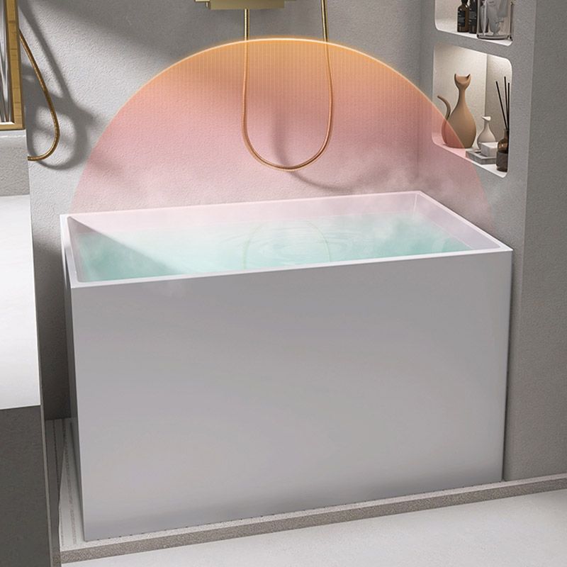 Modern Corner White Acrylic Bathtub Rectangle with Drain Bath Tub for Bathroom Clearhalo 'Bathroom Remodel & Bathroom Fixtures' 'Bathtubs' 'Home Improvement' 'home_improvement' 'home_improvement_bathtubs' 'Showers & Bathtubs' 1200x1200_09b37b5f-8475-46a9-901d-edf33b682a86