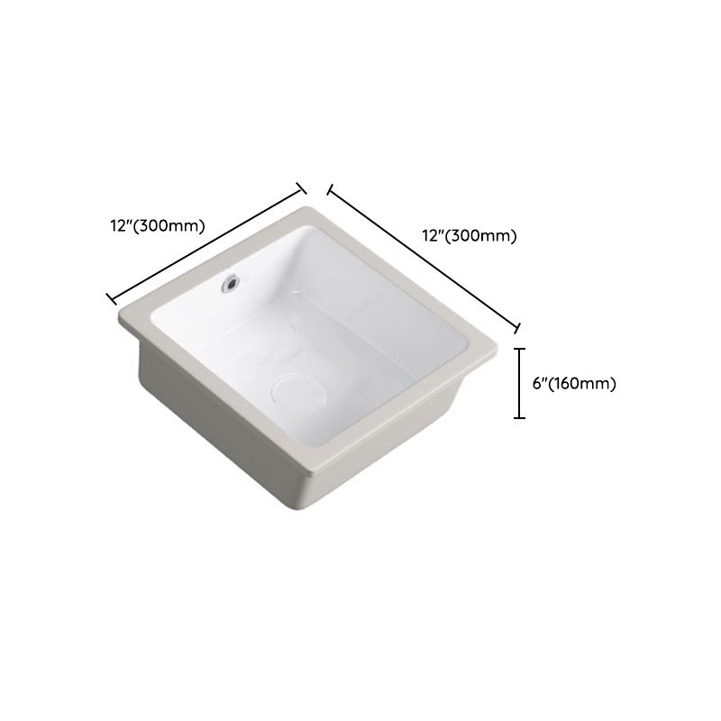 Lavabo de baño clásico, soporte rectangular para lavabo blanco con desagüe  emergente - Clearhalo