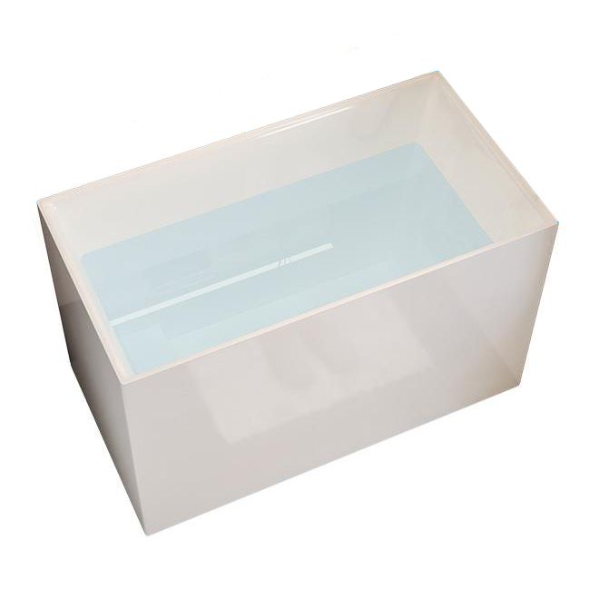 White Acrylic Bathtub Freestanding Soaking Rectangular Modern Bath Clearhalo 'Bathroom Remodel & Bathroom Fixtures' 'Bathtubs' 'Home Improvement' 'home_improvement' 'home_improvement_bathtubs' 'Showers & Bathtubs' 1200x1200_0acea502-a26f-4ef3-bf76-460d64b9c93e