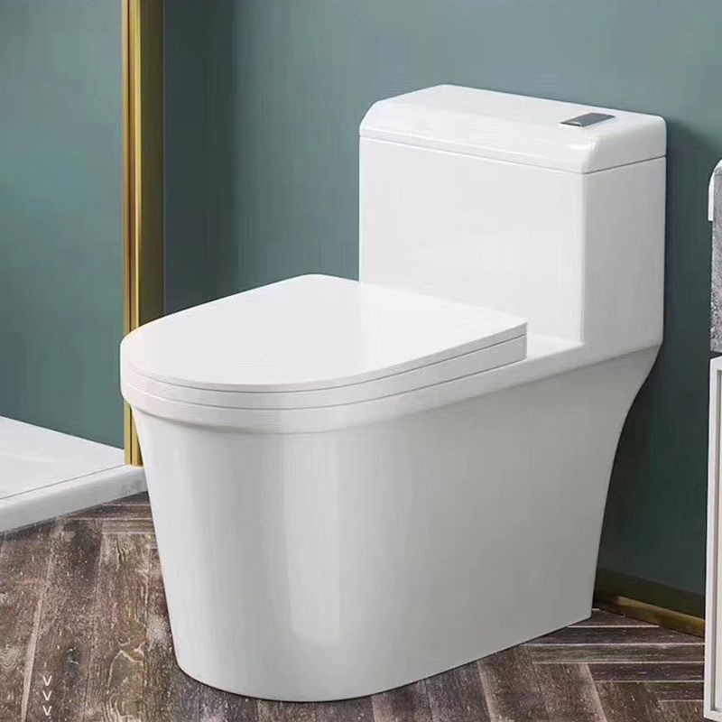 Contemporary White Flush Toilet Floor Mount Toilet Bowl for Washroom Clearhalo 'Bathroom Remodel & Bathroom Fixtures' 'Home Improvement' 'home_improvement' 'home_improvement_toilets' 'Toilets & Bidets' 'Toilets' 1200x1200_0ae36271-cad1-405d-a03b-fee68550375d