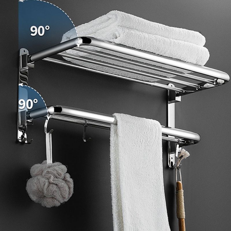 Modern Stainless Steel Towel Bar Bath Shelf Bathroom Accessory Set Clearhalo 'Bathroom Hardware Sets' 'Bathroom Hardware' 'Bathroom Remodel & Bathroom Fixtures' 'bathroom_hardware_sets' 'Home Improvement' 'home_improvement' 'home_improvement_bathroom_hardware_sets' 1200x1200_0b2dcce2-19ee-4560-9e58-42b052fa6bcc