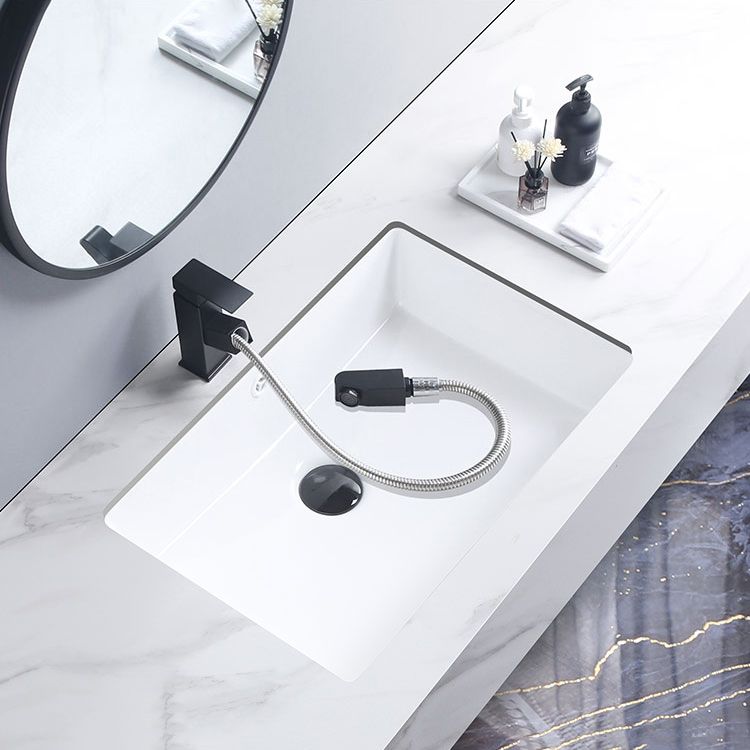 Modern Bathroom Sink Pop-Up Drain Porcelain Rectangular Vessel Bathroom Sink Clearhalo 'Bathroom Remodel & Bathroom Fixtures' 'Bathroom Sinks & Faucet Components' 'Bathroom Sinks' 'bathroom_sink' 'Home Improvement' 'home_improvement' 'home_improvement_bathroom_sink' 1200x1200_0b6b6cd6-09ac-4838-8f81-51fe4fe920f8