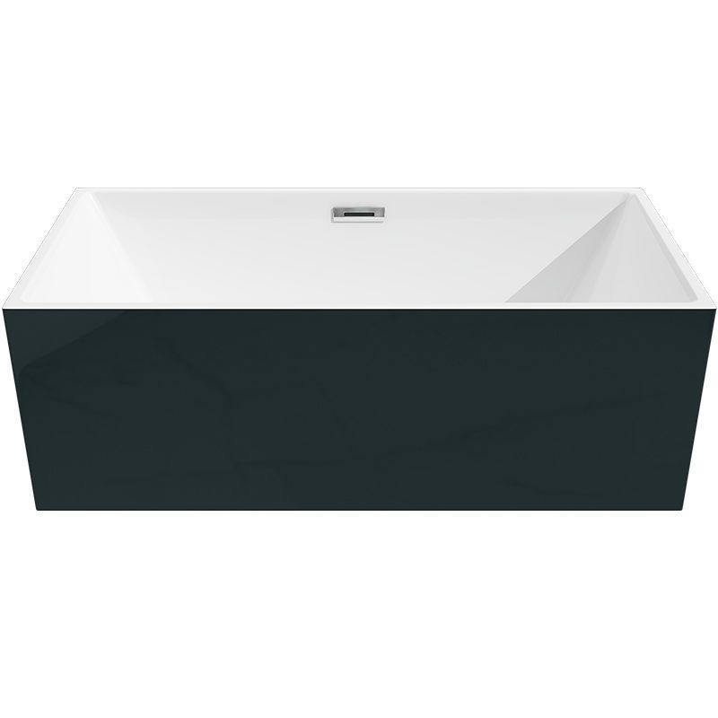 Modern Rectangular Bathtub with Internal Drain White Acrylic Soaking Tub Clearhalo 'Bathroom Remodel & Bathroom Fixtures' 'Bathtubs' 'Home Improvement' 'home_improvement' 'home_improvement_bathtubs' 'Showers & Bathtubs' 1200x1200_0b92c7d1-b670-46d9-937c-3e7db9f9ad0e