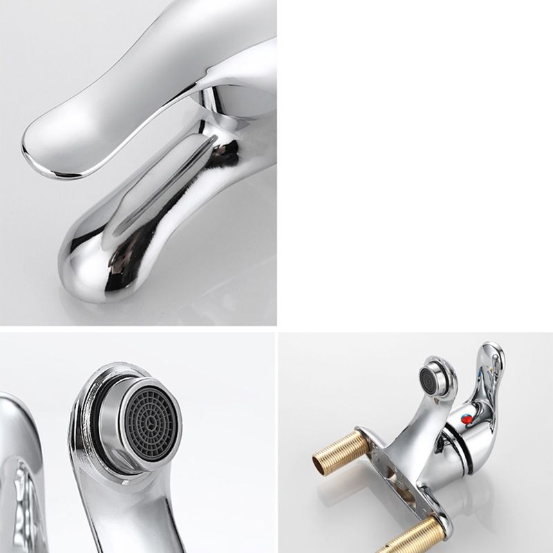 Vessel Sink Bathroom Faucet 2 Hole Faucets Chrome Lever Handle Clearhalo 'bathroom_sink_faucets' 'Conjunta de Baño y Conjunta de Grifo' 'Coronamiento de Baño y Dispositivo de Baño' 'Grifo del lavabo del baño' 'Hogar' 'home_improvement' 'home_improvement_bathroom_sink_faucets' 'Mejoras para el hogar' 1200x1200_0bb4da9d-9e74-486e-8530-dd2151e4a2f5