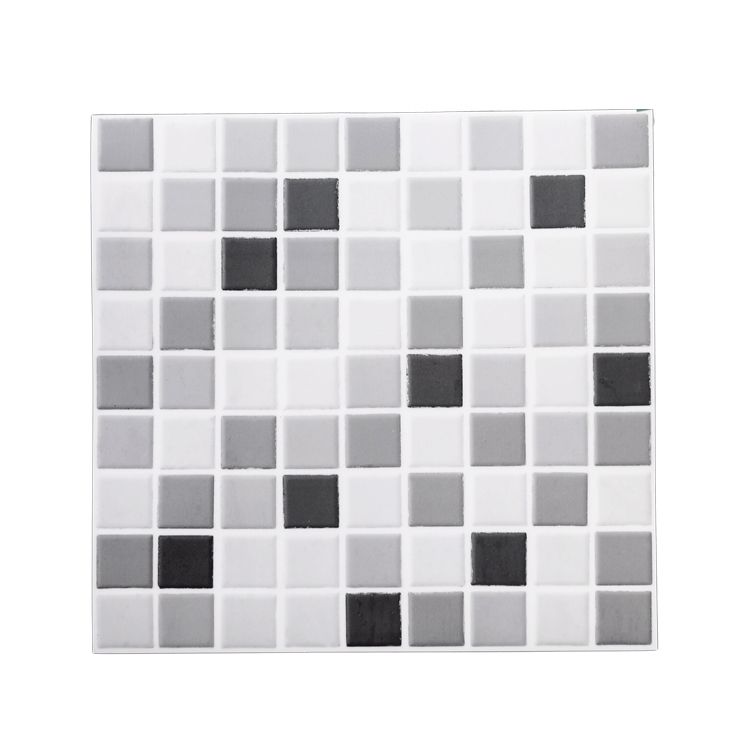 Mosaic Tile Wallpaper Plastic Waterproof Peel & Stick Mosaic Tile Clearhalo 'Flooring 'Home Improvement' 'home_improvement' 'home_improvement_peel_stick_blacksplash' 'Peel & Stick Backsplash Tile' 'peel_stick_blacksplash' 'Walls & Ceilings' Walls and Ceiling' 1200x1200_0bdf759e-4759-4ff1-8239-a36e7c1bdb18