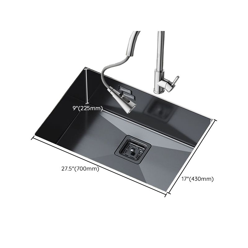 Noise-cancelling Design Kitchen Sink Stainless Steel Undermount Rectangle Kitchen Sink Clearhalo 'Home Improvement' 'home_improvement' 'home_improvement_kitchen_sinks' 'Kitchen Remodel & Kitchen Fixtures' 'Kitchen Sinks & Faucet Components' 'Kitchen Sinks' 'kitchen_sinks' 1200x1200_0c09470b-9281-4ac1-bd59-37b209279cfa