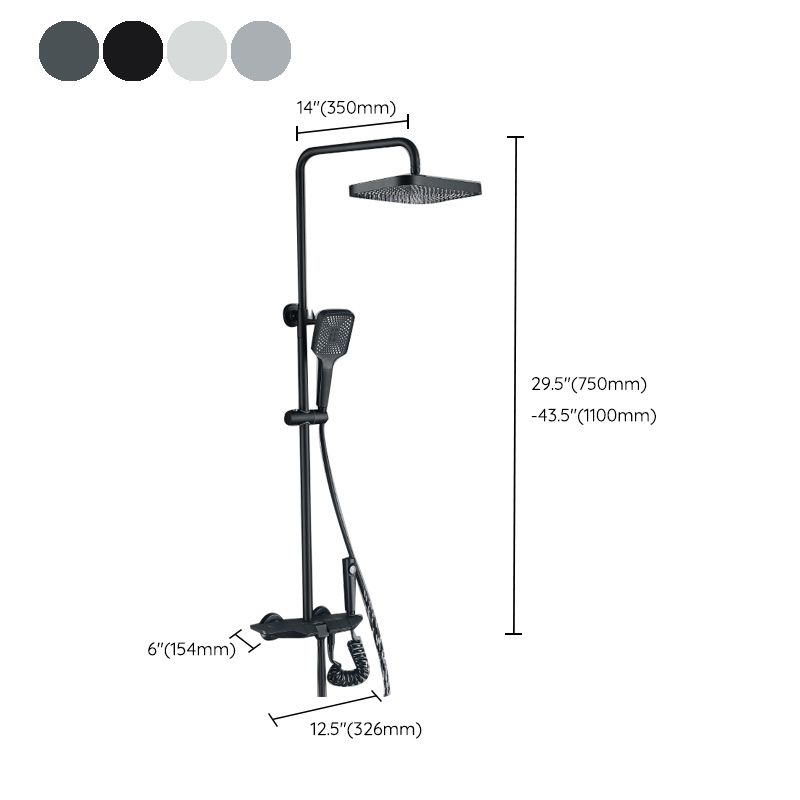 Modern Shower Set Slide Bar Dual Shower Head Thermostatic Wall Mounted Shower System Clearhalo 'Bathroom Remodel & Bathroom Fixtures' 'Home Improvement' 'home_improvement' 'home_improvement_shower_faucets' 'Shower Faucets & Systems' 'shower_faucets' 'Showers & Bathtubs Plumbing' 'Showers & Bathtubs' 1200x1200_0c23e6eb-3550-41a8-92bb-eaff9250dd6b