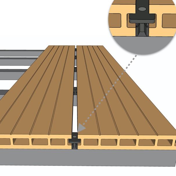 Modern Outdoor Deck Plank Striped Pattern Waterproof Slip Resistant Floor Board Clearhalo 'Home Improvement' 'home_improvement' 'home_improvement_outdoor_deck_tiles_planks' 'Outdoor Deck Tiles & Planks' 'Outdoor Flooring & Tile' 'Outdoor Remodel' 'outdoor_deck_tiles_planks' 1200x1200_0c682d5b-9a20-424d-8f81-cd9e3ddf9150