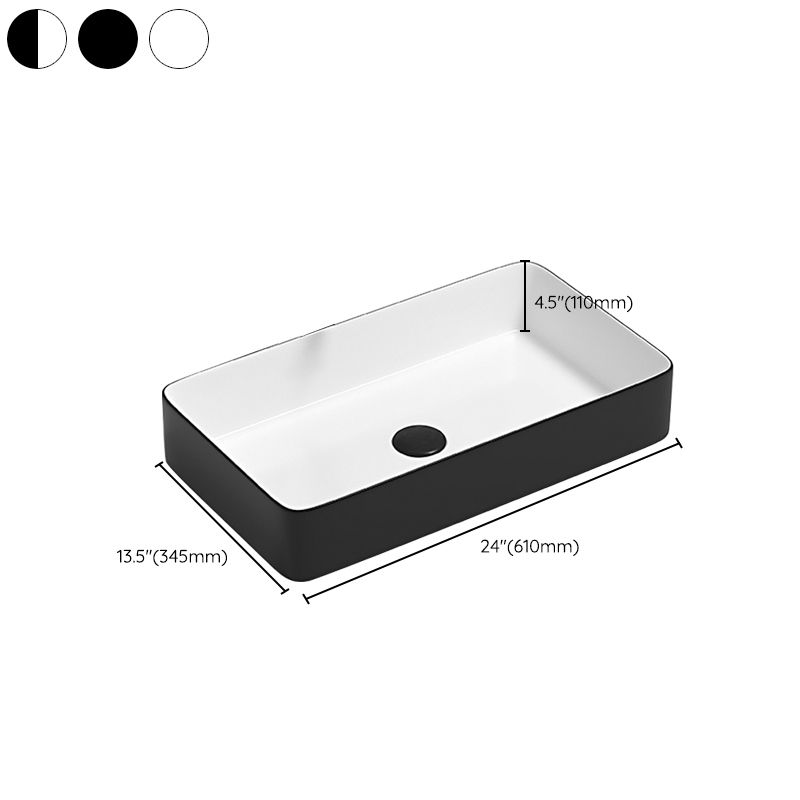 Modern Bathroom Sink Pop-Up Drain Porcelain Round Vessel Lavatory Sink Clearhalo 'Bathroom Remodel & Bathroom Fixtures' 'Bathroom Sinks & Faucet Components' 'Bathroom Sinks' 'bathroom_sink' 'Home Improvement' 'home_improvement' 'home_improvement_bathroom_sink' 1200x1200_0c7252f3-4ddd-4ef2-a26e-869afba7fb2a