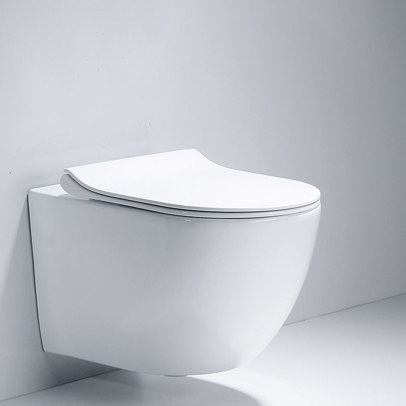 Modern White Siphon Jet Flush Toilet One-Piece Wall-mount Toilet for Bathroom Clearhalo 'Bathroom Remodel & Bathroom Fixtures' 'Home Improvement' 'home_improvement' 'home_improvement_toilets' 'Toilets & Bidets' 'Toilets' 1200x1200_0cce9c3a-5bdb-43bc-b1cc-a1d3d12fcedc