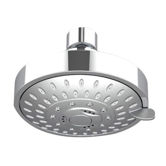 Wall Mounted Metal Shower Head Modern Round Fixed Shower Head Clearhalo 'Bathroom Remodel & Bathroom Fixtures' 'Home Improvement' 'home_improvement' 'home_improvement_shower_heads' 'Shower Heads' 'shower_heads' 'Showers & Bathtubs Plumbing' 'Showers & Bathtubs' 1200x1200_0ceab9d2-4fd0-432d-91d8-668364ebb4b0