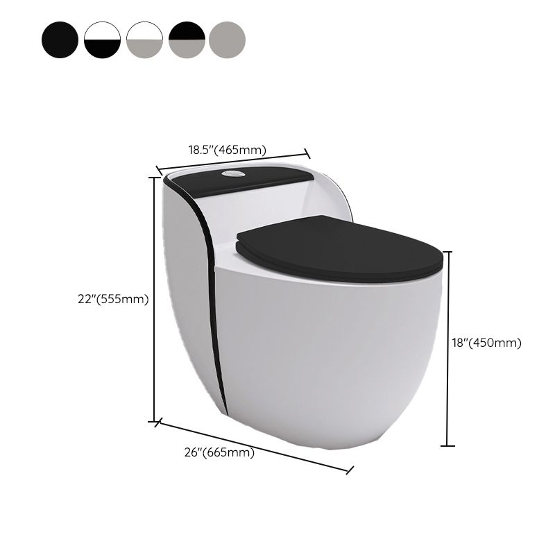 Modern Ceramic Flush Toilet Seat Included Urine Toilet for Bathroom Clearhalo 'Bathroom Remodel & Bathroom Fixtures' 'Home Improvement' 'home_improvement' 'home_improvement_toilets' 'Toilets & Bidets' 'Toilets' 1200x1200_0d2422f0-c83a-4c65-99ff-39e49de019f1