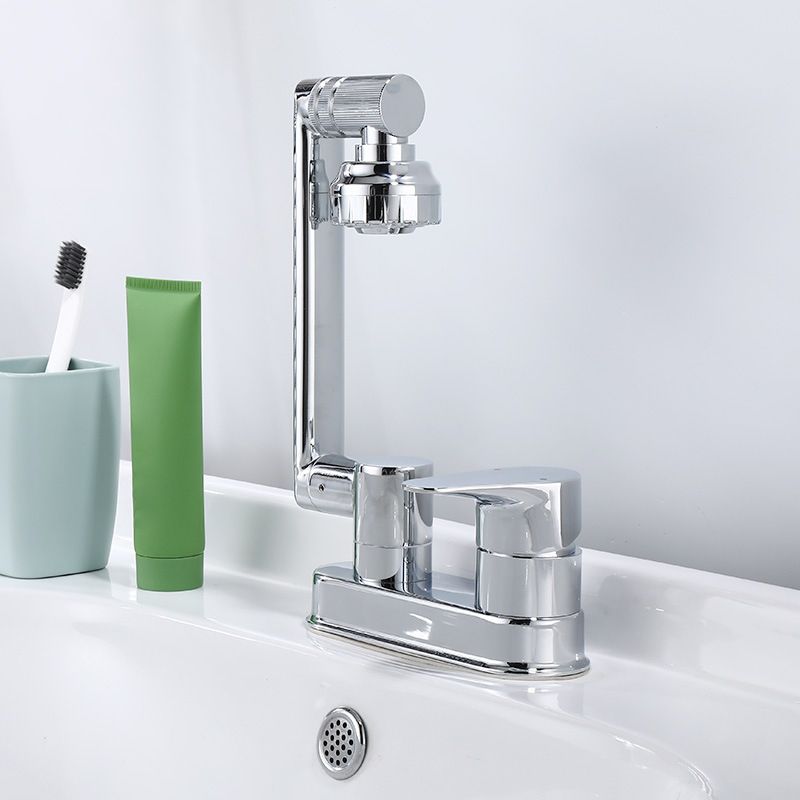 Modern 1-Handle Bathroom Sink Faucet 2 Hole Centerset Lavatory Faucet Clearhalo 'Bathroom Remodel & Bathroom Fixtures' 'Bathroom Sink Faucets' 'Bathroom Sinks & Faucet Components' 'bathroom_sink_faucets' 'Home Improvement' 'home_improvement' 'home_improvement_bathroom_sink_faucets' 1200x1200_0d514745-a4f4-402a-a2a3-086fa9c2ef1d