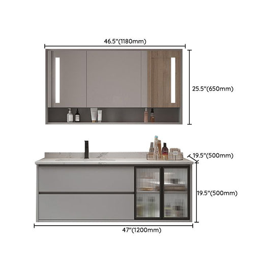 Bathroom Vanity Set Drawers Storage Shelf Ceramic Sink Vanity Set Clearhalo 'Bathroom Remodel & Bathroom Fixtures' 'Bathroom Vanities' 'bathroom_vanities' 'Home Improvement' 'home_improvement' 'home_improvement_bathroom_vanities' 1200x1200_0d52dd5f-8077-4fcb-bf27-1cf2717d9ca2