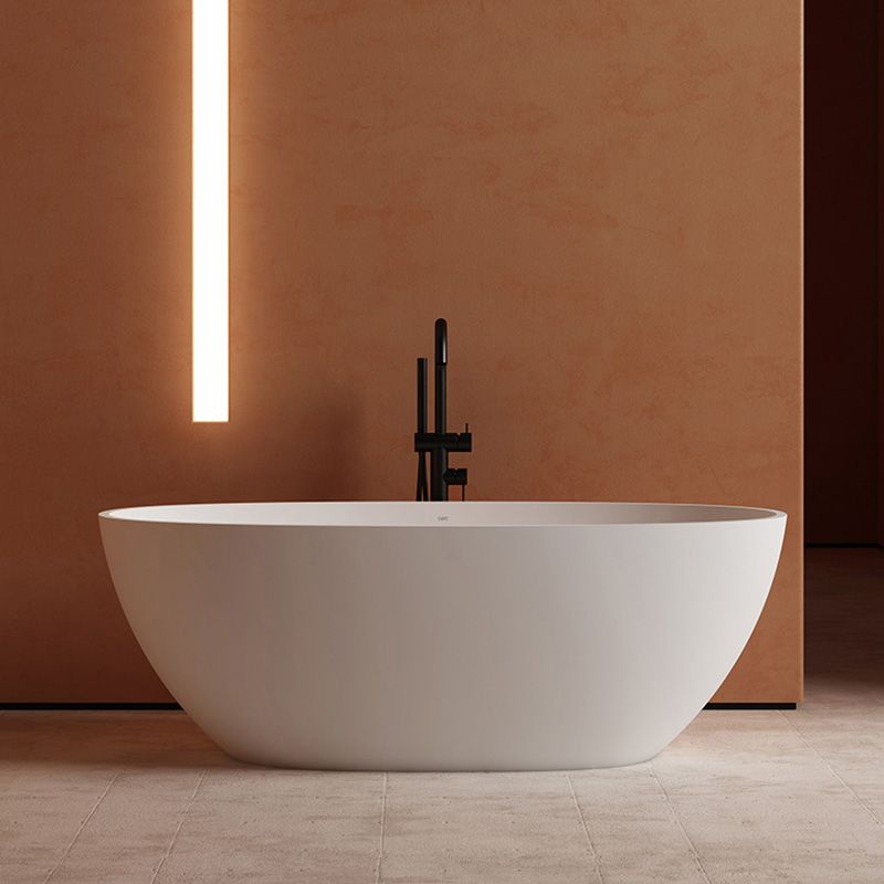 Antique Finish Oval Soaking Bath Stand Alone Modern Bath Tub Clearhalo 'Bathroom Remodel & Bathroom Fixtures' 'Bathtubs' 'Home Improvement' 'home_improvement' 'home_improvement_bathtubs' 'Showers & Bathtubs' 1200x1200_0d5e197d-1751-4f51-80c0-1d70c23df3dc