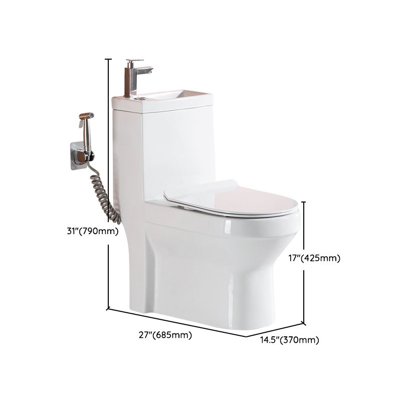 Modern Floor Mount Toilet Bowl Elong Toilet with Seat for Bathroom Clearhalo 'Bathroom Remodel & Bathroom Fixtures' 'Home Improvement' 'home_improvement' 'home_improvement_toilets' 'Toilets & Bidets' 'Toilets' 1200x1200_0df45d8a-09cc-45ec-b247-29ffeeadefe8