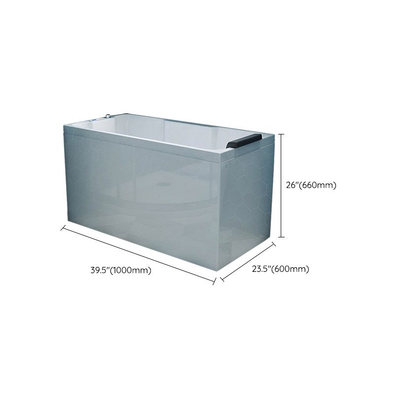 Bathroom Acrylic Apron Front Bathtub Modern Rectangular Bathtub in White Clearhalo 'Bathroom Remodel & Bathroom Fixtures' 'Bathtubs' 'Home Improvement' 'home_improvement' 'home_improvement_bathtubs' 'Showers & Bathtubs' 1200x1200_0dfdfae0-3458-4ce0-9beb-b2ca3e7e454f