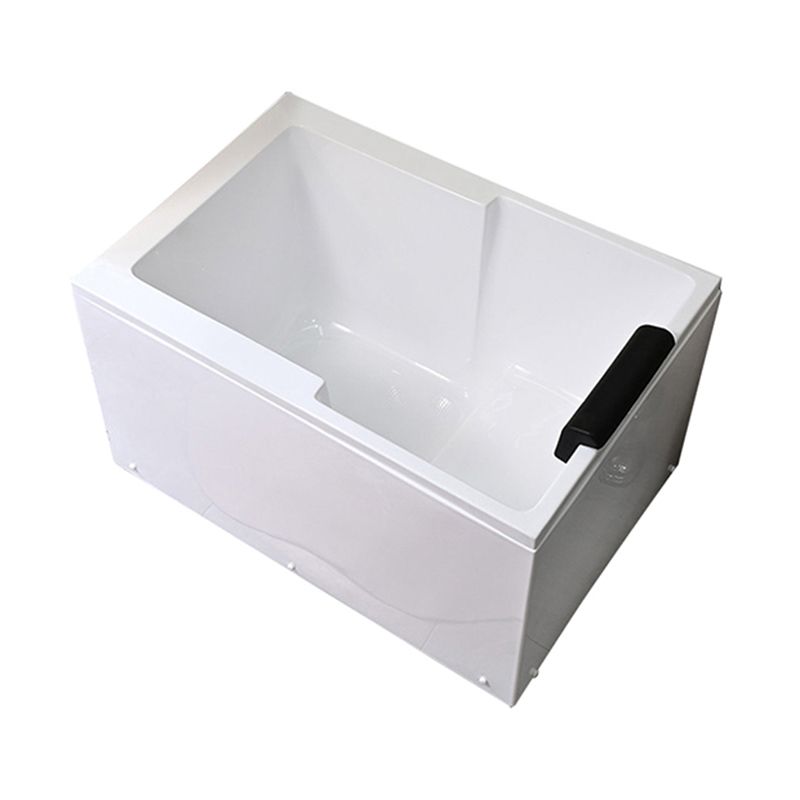 Modern Acrylic Rectangular Tub 29.53-inch Wide Soaking Bathtub Clearhalo 'Bathroom Remodel & Bathroom Fixtures' 'Bathtubs' 'Home Improvement' 'home_improvement' 'home_improvement_bathtubs' 'Showers & Bathtubs' 1200x1200_0ea42c97-5832-4754-8195-e854c7e92bc2