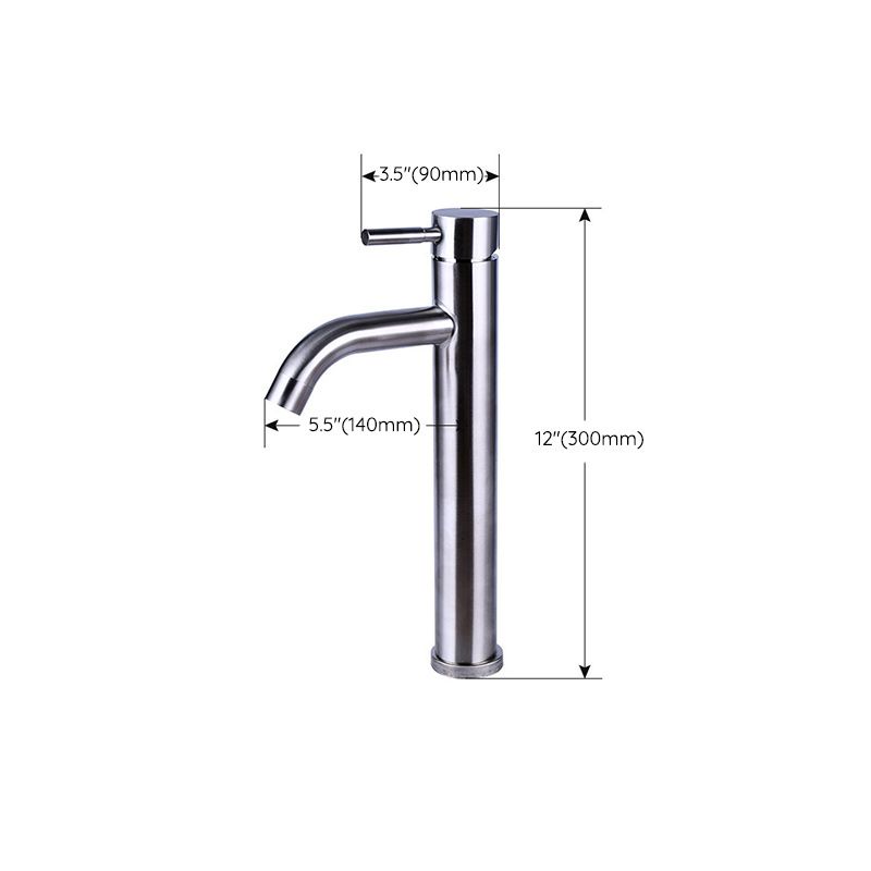 Modern Sliver Centerset Faucet Solid Color Bathroom Faucet with Lever Handle Clearhalo 'Bathroom Remodel & Bathroom Fixtures' 'Bathroom Sink Faucets' 'Bathroom Sinks & Faucet Components' 'bathroom_sink_faucets' 'Home Improvement' 'home_improvement' 'home_improvement_bathroom_sink_faucets' 1200x1200_0eb59949-019b-4d4d-bb3c-f50f6f70b1fd