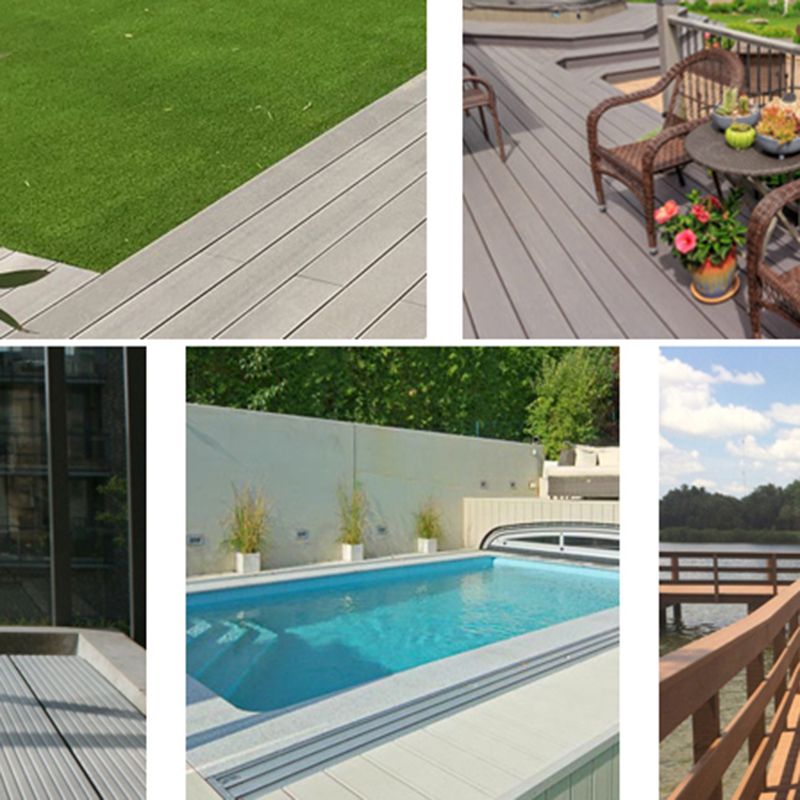 Modern Outdoor Deck Plank Striped Pattern Waterproof Slip Resistant Floor Board Clearhalo 'Home Improvement' 'home_improvement' 'home_improvement_outdoor_deck_tiles_planks' 'Outdoor Deck Tiles & Planks' 'Outdoor Flooring & Tile' 'Outdoor Remodel' 'outdoor_deck_tiles_planks' 1200x1200_0ec807f4-19a8-4c2e-888e-819b077b32d4