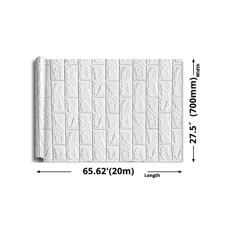 Modern Wall Ceiling Peel and Stick 3D Embossed Wall Paneling in White Clearhalo 'Flooring 'Home Improvement' 'home_improvement' 'home_improvement_wall_paneling' 'Wall Paneling' 'wall_paneling' 'Walls & Ceilings' Walls and Ceiling' 1200x1200_0f093c26-5ad2-4722-a502-d2794ce4f383