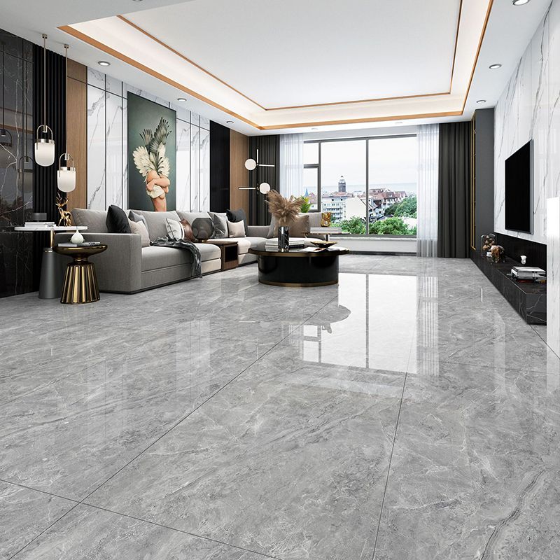 Indoor Floor Wall Tile Polished Marble Print Rectangle Living Room Floor Wall Tile Clearhalo 'Floor Tiles & Wall Tiles' 'floor_tiles_wall_tiles' 'Flooring 'Home Improvement' 'home_improvement' 'home_improvement_floor_tiles_wall_tiles' Walls and Ceiling' 1200x1200_0f2ea7c8-b2cd-44f4-865f-78b4b2346bab