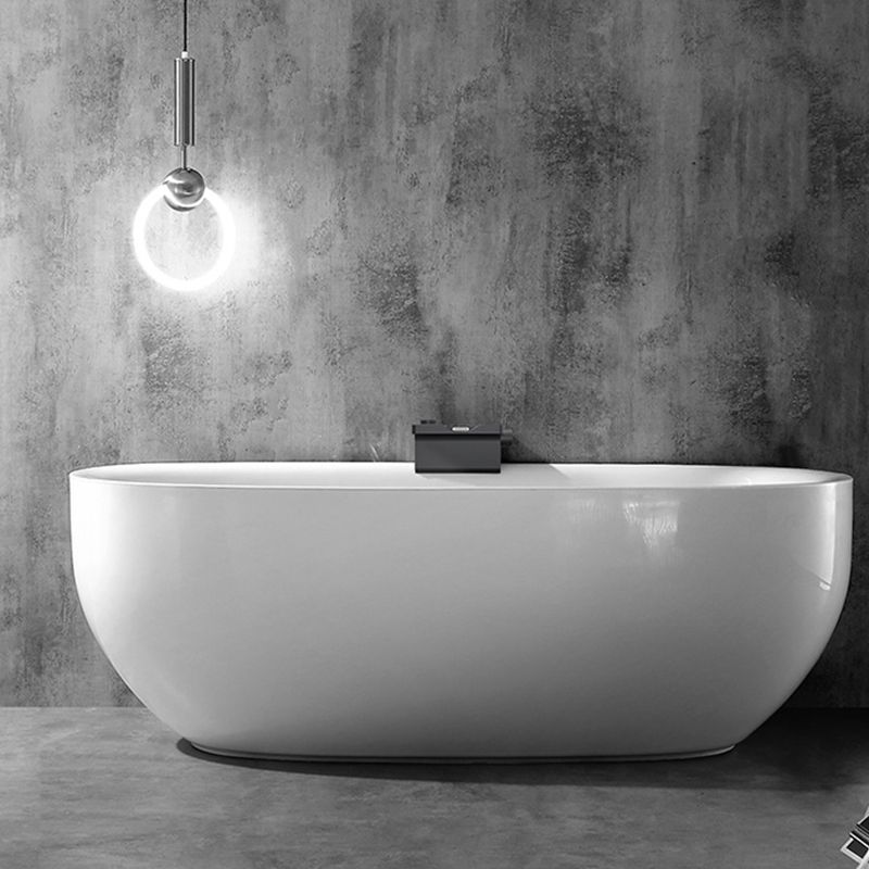 Acrylic Bathtub White Freestanding Soaking Bathtub , 23.62-inch Tall Clearhalo 'Bathroom Remodel & Bathroom Fixtures' 'Bathtubs' 'Home Improvement' 'home_improvement' 'home_improvement_bathtubs' 'Showers & Bathtubs' 1200x1200_0f8f9771-76d1-447d-80a6-2f421381bb83