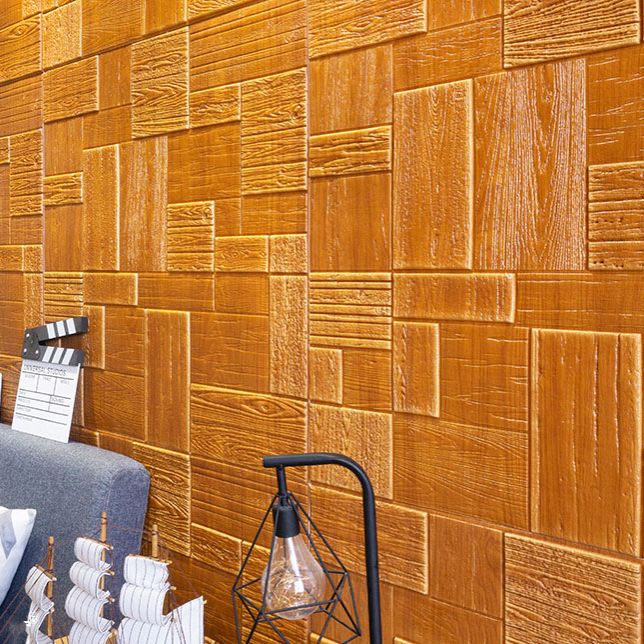 Modern Tin Backsplash Paneling Smooth Wall Ceiling Wood Board Set of 1 Clearhalo 'Flooring 'Home Improvement' 'home_improvement' 'home_improvement_wall_paneling' 'Wall Paneling' 'wall_paneling' 'Walls & Ceilings' Walls and Ceiling' 1200x1200_0f9ff956-3237-4875-9d7a-fa575f092d3d