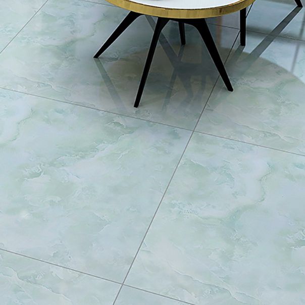 Square Floor Tile Straight Edge Polished Marbling Singular Tile Clearhalo 'Floor Tiles & Wall Tiles' 'floor_tiles_wall_tiles' 'Flooring 'Home Improvement' 'home_improvement' 'home_improvement_floor_tiles_wall_tiles' Walls and Ceiling' 1200x1200_100162b1-a3bb-4565-bb98-44d8fec713d8