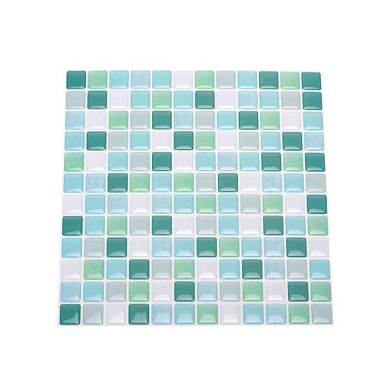 Plastic Peel & Stick Mosaic Tile Waterproof Peel & Stick Mosaic Tile with Square Shape Clearhalo 'Flooring 'Home Improvement' 'home_improvement' 'home_improvement_peel_stick_blacksplash' 'Peel & Stick Backsplash Tile' 'peel_stick_blacksplash' 'Walls & Ceilings' Walls and Ceiling' 1200x1200_102e9df1-e02b-48cc-a8c7-f9629d0e820c