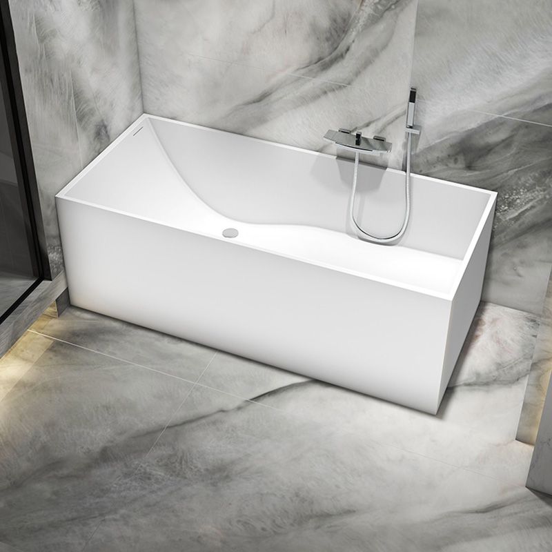 Flat Bottom Rectangular Bathtub Antique Finish Modern Bath Tub Clearhalo 'Bathroom Remodel & Bathroom Fixtures' 'Bathtubs' 'Home Improvement' 'home_improvement' 'home_improvement_bathtubs' 'Showers & Bathtubs' 1200x1200_10502c9b-3c7a-4528-a803-40b263c8af96